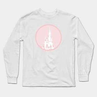 Millennial Pink Magic Castle Long Sleeve T-Shirt